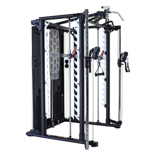 Многофункциональный силовой комплекс Inspire SCS Functional Trainer на базе Машины Смита с грузоблоками и турником