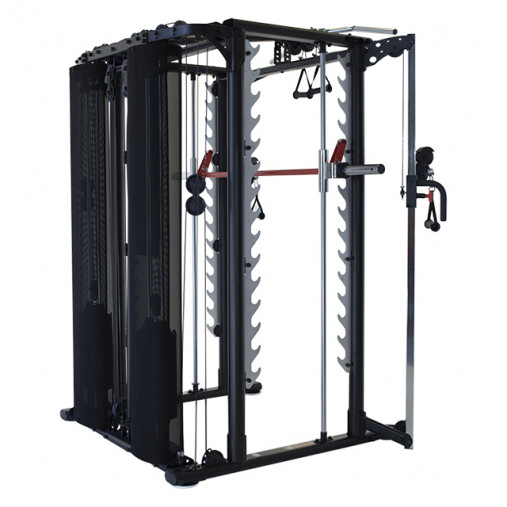Многофункциональный силовой комплекс Inspire SCS Functional Trainer на базе Машины Смита с грузоблоками и турником