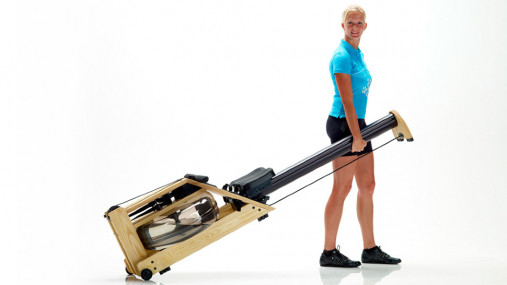Гребной тренажер WATERROWER A1 Studio с дисплеем S4 (ясень окрашенный черный)