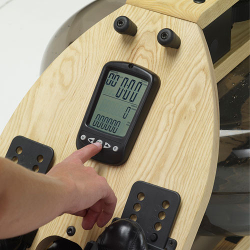 Гребной тренажер WATERROWER A1 Studio с дисплеем S4 (ясень окрашенный черный)