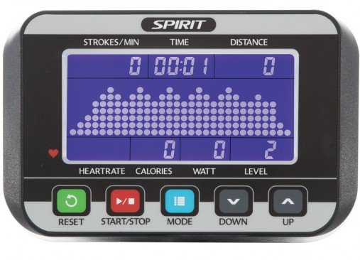 Гребной тренажер Spirit XRW600 складной аэромагнитный