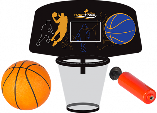 Батут Hasttings Sky Double Basketball (4,88 м) 16FT с набором для баскетбола