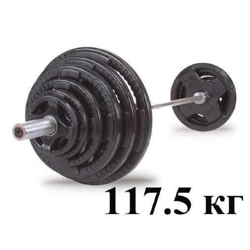 Штанга наборная 117.5 кг, 218 см - Body-Solid