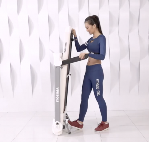 Ультратонкая дизайнерская беговая дорожка Itosima Shape складная электрическая