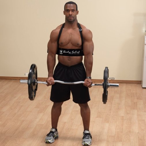 Упор для локтей на нейлоновом ремне с неопреновой подкладкой Bicep Bomber Body-Solid BB23 