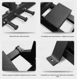 BRONZE GYM AL-321 Скамья для жима пауэрлифтерская с механизмом подъёма штанги