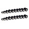 Гантельный ряд ZSO 2,5 кг - 25 кг (10 пар), шаг 2,5 кг, BASIC
