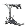 Голень стоя и Гакк приседания силовой тренажер Body-Solid GSCL360 на свободных весах
