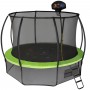 Батут Hasttings Air Game Basketball 10FT (3,05 м) с баскетбольным кольцом + внутренней сеткой и двухсторонним защитным матом (зеленый/синий)