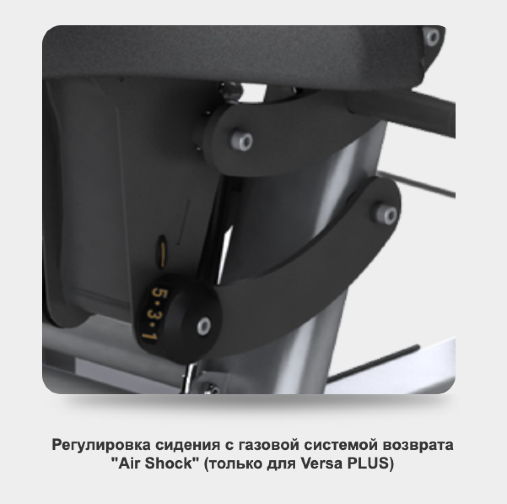 Жим ногами / Голень-машина Matrix Versa PLUS VS-S70P с газовым доводчиком сиденья, микрорегулировкой стека и LCD-дисплеем