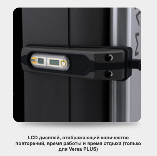 Жим ногами / Голень-машина Matrix Versa PLUS VS-S70P с газовым доводчиком сиденья, микрорегулировкой стека и LCD-дисплеем