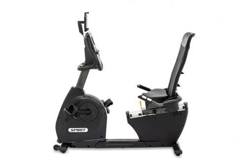 Велотренажер горизонтальный Spirit XBR95 Black (2024) с генератором