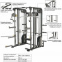 Многофункциональный силовой комплекс ENCORE ES2100 со встроенными весовыми стеками - 2 * 91 кг