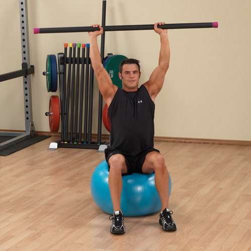 Мяч гимнастический Ø75 см синий BODY-SOLID