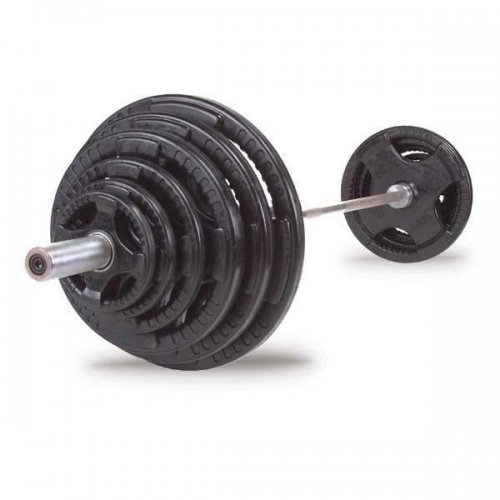 Штанга олимпийская с обрезиненными дисками Body-Solid OSR500 (225 кг)