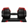 Пара регулируемых гантелей HYFIT SINGLE 24 кг (переключение поворотом ручки) в комплекте со стендом