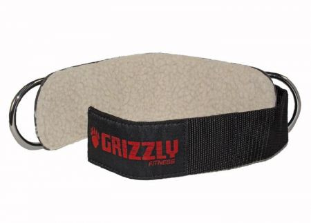 Ремень на лодыжку GRIZZLY Fitness Ankle Cuff Strap 7,5 см, кожа
