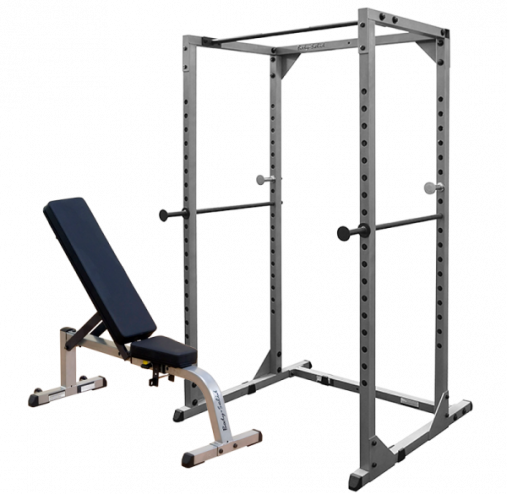 Классическая рама для приседов Body-Solid GPR78 с верхней тягой GLA78 в комплекте