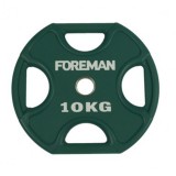 Диск X-Training уретановый цветной FOREMAN FM/UPX-10KG-GN (10 кг) Диск X-Training уретановый цветной FOREMAN FM/UPX-10KG-GN (10 кг)