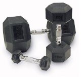 Гантели обрезиненные Body-Solid SDR12.5 (2х12.5 кг) 