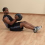 Медицинский мяч с рукоятками 12LB / 5.4 кг (черный) Body-Solid BSTDMB12