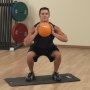 Медицинский мяч Body-Solid 2 LB/0,9 кг. PURPLE BSTMB2