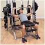 Силовой комплекс на базе 348 машины Смита Body-Solid GS348QP4 (без встроенного стека 90кг)