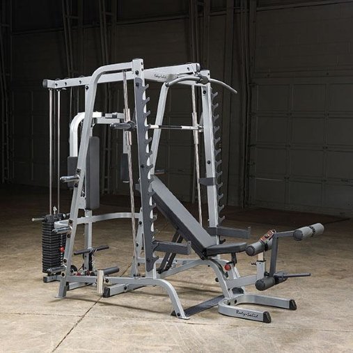 Силовой комплекс на базе 348 машины Смита Body-Solid GS348QP4 (без встроенного стека 90кг)