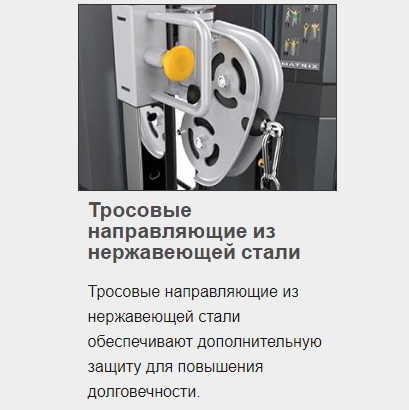 Грузоблочный тренажер Двойная регулируемая тяга MATRIX VS-VFT+VS-FTS18