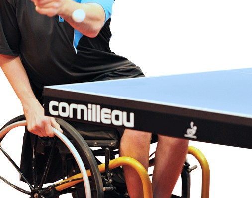 Профессиональный теннисный стол Cornilleau Competition 640W ITTF (синий) 