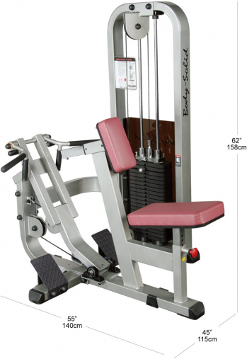 Гребная тяга к груди с упором Body-Solid ProClub SRM-1700G
