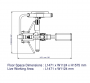 Гребная тяга к груди с упором Body-Solid ProClub SRM-1700G