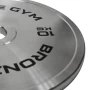 Диск олимпийский BRONZE GYM стальной 10 кг хромированный 51мм