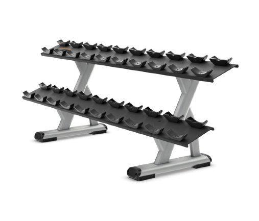 Подставка под гантели на 10 пар в 2 ряда PRECOR Discovery Line DBR 812