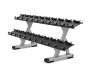 Подставка под гантели на 10 пар в 2 ряда PRECOR Discovery Line DBR 812