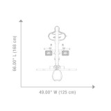 Тяга сверху / Гребная тяга с упором на грудь Hoist HD-3200 матовый черный