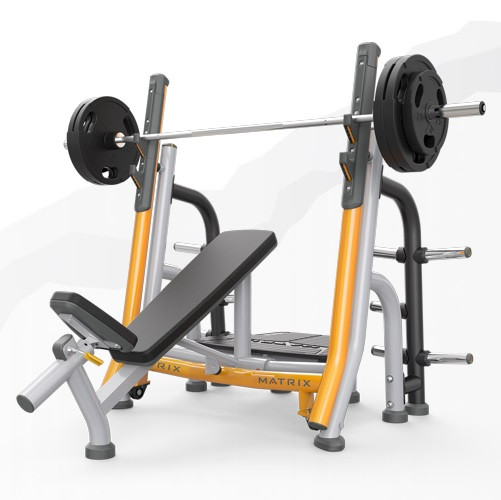 Скамья наклонная для жима с положительным углом и с доводчиком MATRIX Magnum MG-A679 Скамья наклонная для жима с положительным углом и с доводчиком MATRIX Magnum MG-A679