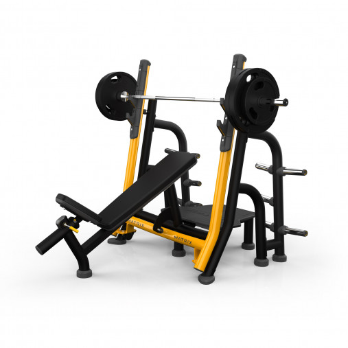 Скамья наклонная для жима с положительным углом и с доводчиком MATRIX Magnum MG-A679 Скамья наклонная для жима с положительным углом и с доводчиком MATRIX Magnum MG-A679