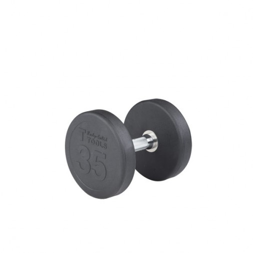 Набор полиуретановых гантелей Body-Solid от 5 до 50 lb (пары) со стойкой