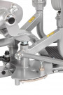 Отведение ног сидя Hoist RS-1407 грузоблочный тренажер (цвет рамы: матовый черный, цвет обивки: черный)