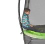 Батут Hasttings Air Game Basketball 15FT (4,6 м) синий с баскетбольным кольцом + внутренней сеткой и двухсторонним защитным матом (зеленый/синий)