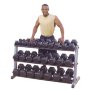 Горизонтальная двухрядная стойка для гантелей Body-Solid GDR60