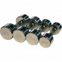 Набор хромированных гантелей 1-10 кг (10 пар) Aerofit AFCD1-10