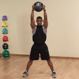 Медицинский мяч с рукоятками 6LB / 2.7 кг (черный) Body-Solid BSTDMB6
