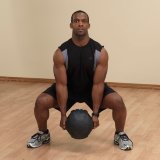 Медицинский мяч с рукоятками 6LB / 2.7 кг (черный) Body-Solid BSTDMB6
