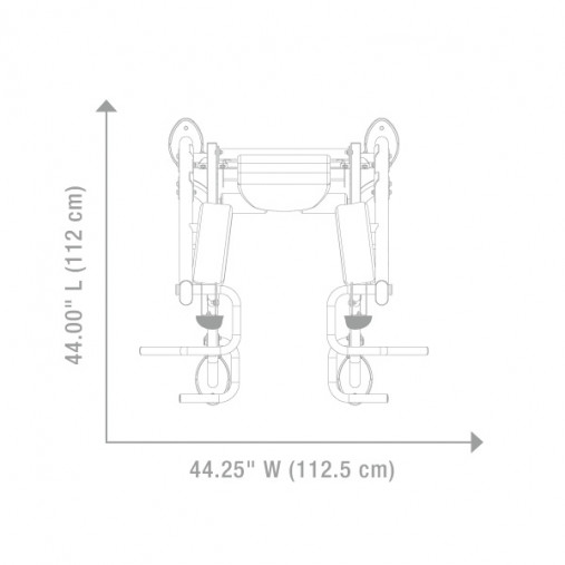Турник Пресс Брусья Hoist HF-5962-CM коммерческое, серебряный/черный