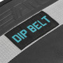 Пояс для отягощений со стропой LIVEPRO Weight Belt черный/серый LP8098