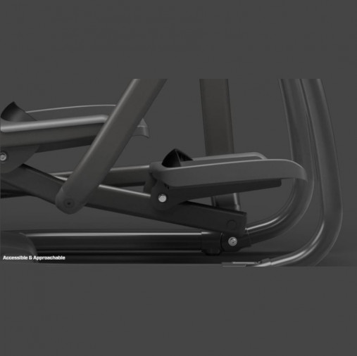 Эллиптический тренажер Matrix Performance. Консоль Touch Base - сенсорный экран диагональю 16 дюймов.