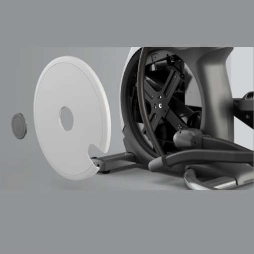 Эллиптический тренажер Matrix Performance. Консоль Touch Base - сенсорный экран диагональю 16 дюймов.