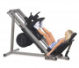 Профессиональная гакк-машина и жим ногами Body-Solid GLPH2100 под углом 45° на свободном весе, рельсовый
